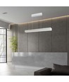 120cm 40W LED lijnverlichting met Samsung chip - Wit, CCT, incl. ophangkabel, plafondlamp voor kantoor