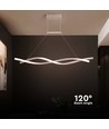 120cm 30W LED pendel, wit - 115lm/W, 3000K, 120x100cm, incl. lichtbron
