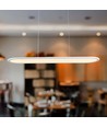 24W LED pendellamp / hanglamp - 80x104cm, 3000lm, wit, 4000K, incl. lichtbron