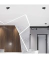 12W LED Inbouwspot - COB, 3-in-1, Zwarte behuizing