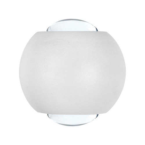 2W LED up/down wandlamp - IP54, wit, 4000K, aluminium, 4,2 x 4 cm, incl. lichtbron