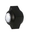 2W vierkante wandlamp met up/down licht - IP54 buiten, zwart, 3000K, incl. lichtbron