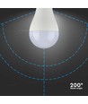 E27 15W LED lamp - A65, Samsung LED chip, 4000K