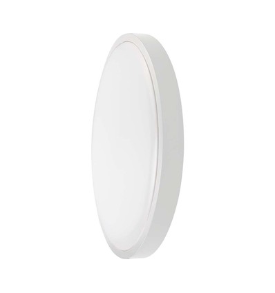 24W LED plafondlamp - Rond, wit frame, IP44
