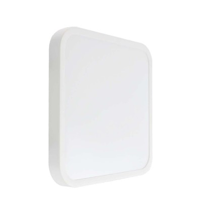 24W LED plafondlamp, 30x30cm - Vierkant, witte rand, IP44, 4000K, incl. lichtbron