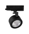30W LED COB Railschijnwerper - 3-in-1 Zwarte Behuizing