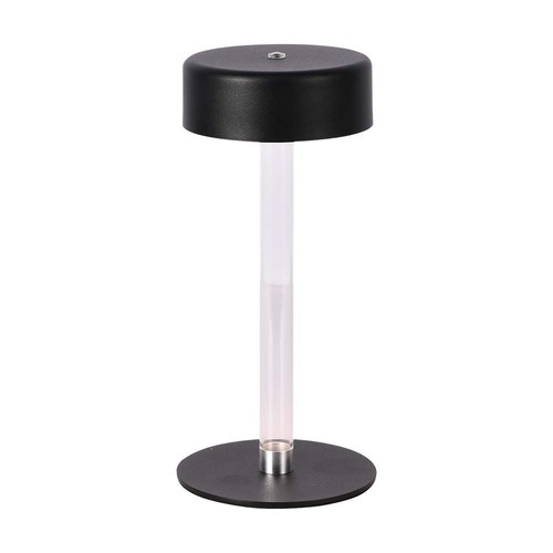 3W oplaadbare LED tafellamp, 5V - 3-in-1 CCT, touch dimbaar, zwart, incl. USB-kabel