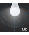 E27 17W LED lamp - A65, 3000K, warm wit, IP20 binnenshuis
