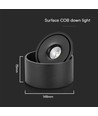 20W Verstelbare Opbouwspot Ø14,8cm - RA90, 3-in-1 CCT, Zwart