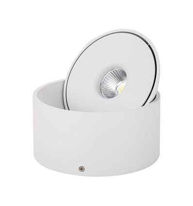 28W RA90 Opbouwspot - Ø17,8 cm, Hoogte: 8,7 cm, CCT, 3 lichtkleuren, wit