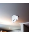 28W RA90 Opbouwspot - Ø17,8 cm, Hoogte: 8,7 cm, CCT, 3 lichtkleuren, wit