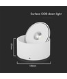 28W RA90 Opbouwspot - Ø17,8 cm, Hoogte: 8,7 cm, CCT, 3 lichtkleuren, wit