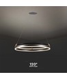 30W LED Hanglamp Enkele Ring - 3000K, Koffie, huis