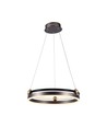 20W LED designer hanglamp - Enkele ring, 3000K, koffiekleur, 2400lm