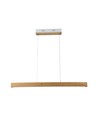 12W LED hanglamp van hout - 4000K, 80cm, incl. lichtbron