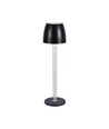 3W oplaadbare LED tafellamp, touch dimbaar - 3000K, 1800mAh, zwart, DC 5V