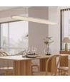 LED hanglamp 80x104cm 3000K wit - huis
