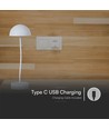 3W oplaadbare LED tafellamp met touch dim - 3000K, wit, 5V, incl. batterij