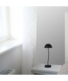 3W oplaadbare tafellamp - Touch dimbaar, zwart, 3000K, draagbaar, incl. batterij