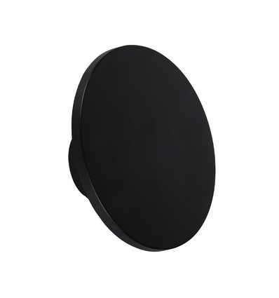 12W LED plafondlamp / wandlamp met indirect licht - Zwart, IP65, 3000K, Ø16cm, rond, buiten / binnen