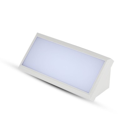 12W LED buitenwandlamp - IP65, 1250lm, grijs, 110 graden, incl. lichtbron
