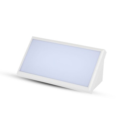 20W LED buiten wandlamp - IP65, neutraal wit, grijs, 1000lm