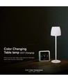 2,7W oplaadbare LED tafellamp, wit - Touch dimbaar, 3-in-1 CCT, USB-C, hoogte 34cm
