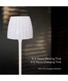 2,7W oplaadbare LED tafellamp, wit - Touch dimbaar, 3-in-1 CCT, USB-C, hoogte 34cm