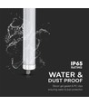 150cm 48W waterdicht compleet LED-armatuur, doorvoerbedraad - 6240lm, 130lm/W, IP65, 6 jaar garantie