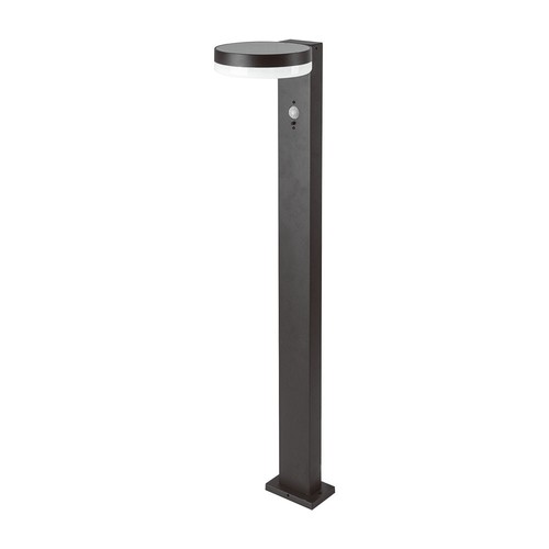 5,5W LED solar tuinlamp met sensor - IP54, 3000K, PIR sensor, zwarte afwerking