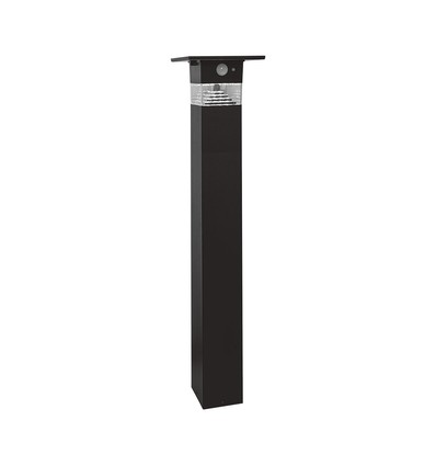 3W Zonnecel Paaltje Lamp - LED, PIR Sensor, IP54