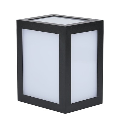 12W LED wandlamp - IP65, zwart, 1350lm, buiten, incl. lichtbron
