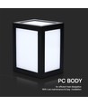 12W LED wandlamp - IP65, zwart, 1350lm, buiten, incl. lichtbron