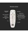 77W LED plafondlamp met afstandsbediening - 6700lm, dimbaar, CCT, RGB, 49,5 x 49,5 cm, witte rand