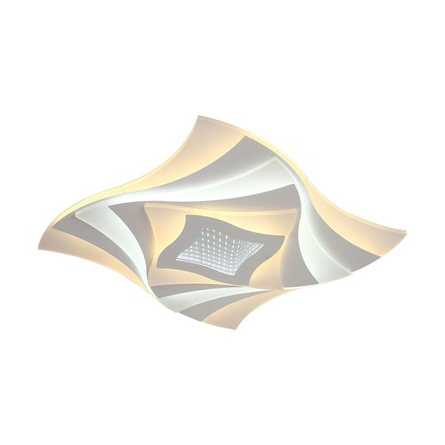 75W Plafondlamp - LED 3-traps dimbaar, 3-in-1, Afstandsbediening, Wit Huis, IP20