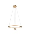 45W LED pendel, Ø60cm, geborsteld goud - 5500lm, 3000K, designer hanglamp, IP20