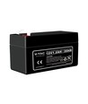 1,3Ah 12V loodaccu - 97x43x57mm, ABS kunststof, 12V DC