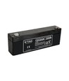 2,0Ah 12V loodaccu - 178x36x66mm, VRLA, oplaadbaar