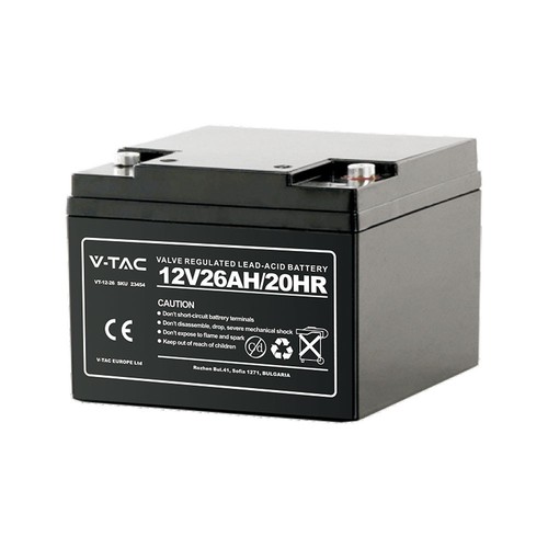 26Ah loodzuuraccu M5 - 166x175x125mm