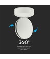 6W witte wandlamp - IP65, 3000K, 645lm, buiten, incl. lichtbron