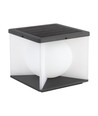 Solara tuinlamp met spies, 3000K - Solar, IP65, donkergrijs, decoratieve buitenverlichting