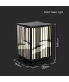 E27 tuinlamp CUBE - IP65, zwart, vierkant, modern design, zonder lichtbron