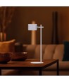 Oplaadbare 3-in-1 LED-lamp - Magnetisch, dimbaar, CCT, up/down-licht, wit, incl. voet en 2 stuks montagebeugels