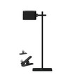 Oplaadbare 3-in-1 LED-lamp - Magnetisch, dimbaar, CCT, up/down-licht, zwart, incl. voet en 2 stuks montagebeugels