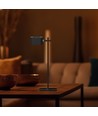Oplaadbare 3-in-1 LED-lamp - Magnetisch, dimbaar, CCT, up/down-licht, zwart, incl. voet en 2 stuks montagebeugels
