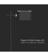 Oplaadbare 3-in-1 LED-lamp - Magnetisch, dimbaar, CCT, up/down-licht, zwart, incl. voet en 2 stuks montagebeugels