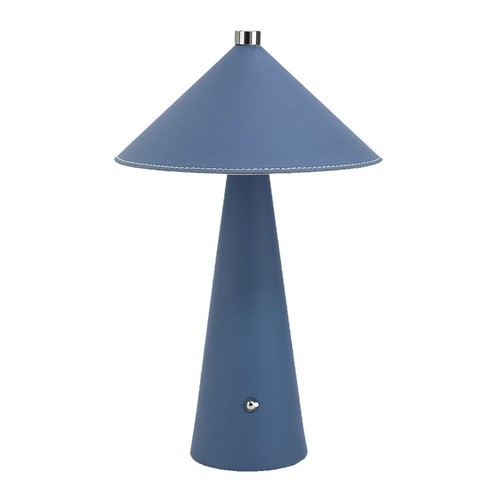 3W oplaadbare LED tafellamp, Blauw - Touch dimbaar, 3-in-1 CCT, 4000mAh batterij, incl. lichtbron