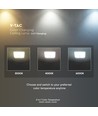12W LED sensorlamp met Samsung Chip - 3-in-1 CCT, vierkant, wit, 360° PIR sensor, IP20