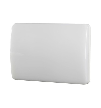 12W LED huisnummerlamp met schemersensor - Samsung LED chip, CCT 3-in-1, IP65, IK10, witte behuizing