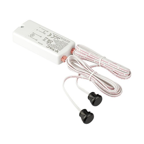 Infrarood Deursensor - Wit Behuizing, 230V, max 200W